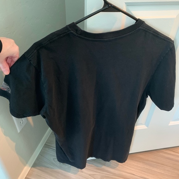 Oil Leak Triumph motorcycle shirt vintage style black Medium - Picture 4 of 4